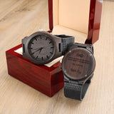 CUSTOM ENGRAVED WOOD WATCH