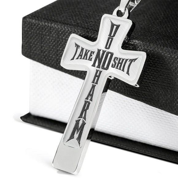 DNHTNS LUXURY CROSS WITH MILITARY BALL CHAIN