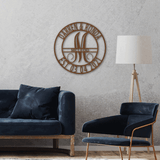 SPLIT FAMILY NAME - Steel Sign