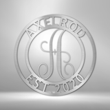 FAMILY NAME - Steel Sign