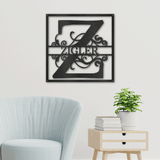 SPLIT FAMILY NAME - Steel Sign