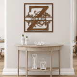 SPLIT FAMILY NAME - Steel Sign