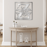 SPLIT FAMILY NAME - Steel Sign