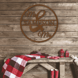 MR & MRS CIRCLE - Steel Sign