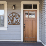 WILD TULIP MONOGRAM - Steel Sign