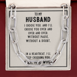 TO MY HUSBAND - Forever Linked Necklace