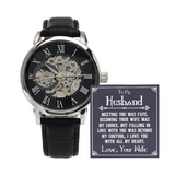 MENS OPENWORK WATCH