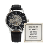MENS OPENWORK WATCH