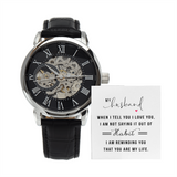 MENS OPENWORK WATCH