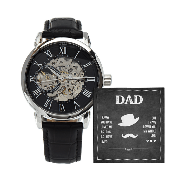 MENS OPENWORK WATCH
