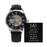 MENS OPENWORK WATCH