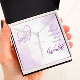 Faith cross necklace