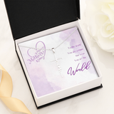 Faith cross necklace