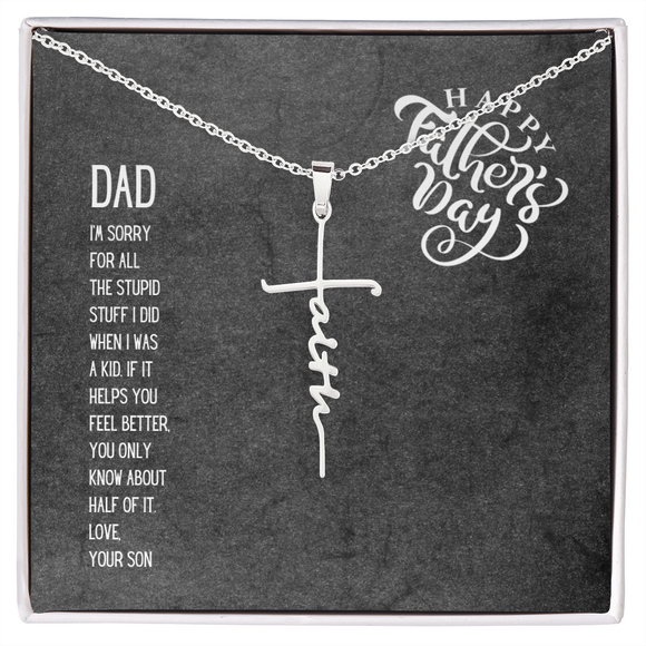Faith Cross Necklace