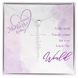 Faith cross necklace