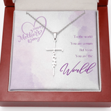 Faith cross necklace