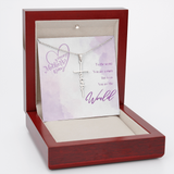 Faith cross necklace