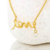 Scripted Love Necklace - Valentines