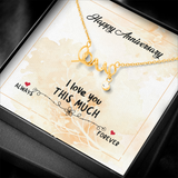 Scripted Love Necklace