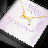 Scripted Love Necklace with message card