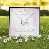 Infinity Heart Necklace with message card