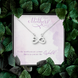 Infinity Heart Necklace with message card