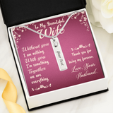 Birthstone Name Necklace