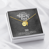 Round Dad Necklace