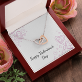 Interlocking Hearts Necklace - Valentines