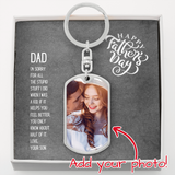 Dog Tag Swivel Keychain