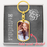 Dog Tag Swivel Keychain