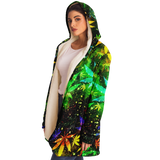 CANNABIS MICROFLEECE CLOAK