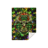 CANNABIS MICROFLEECE BLANKET