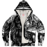 GHETTO LOVE MICROFLEECE ZIP HOODIE