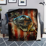 AMERICAN VIKING MICROFLEECE BLANKET