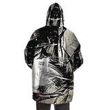 SPLASHED MICROFLEECE SNUGGY HOODIE