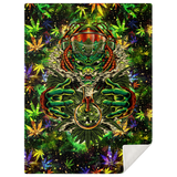 CANNABIS MICROFLEECE BLANKET