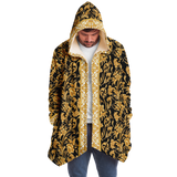 BAROQUE MICROFLEECE CLOAK