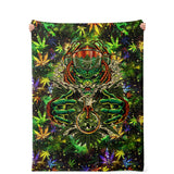 CANNABIS MICROFLEECE BLANKET