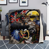 AUSSIE PRIDE MICROFLEECE BLANKET