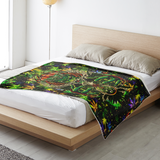 CANNABIS MICROFLEECE BLANKET