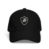 SNAP BACK EMBROIDED CURVED - BLACK/WHITE