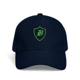 SNAP BACK EMBROIDED CURVED BRIM - BLUE/GREEN