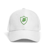 SNAP BACK EMBROIDED CURVED BRIM - WHITE/GREEN