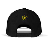 SNAP BACK EMBROIDED CURVED - BLACK/YELLOW